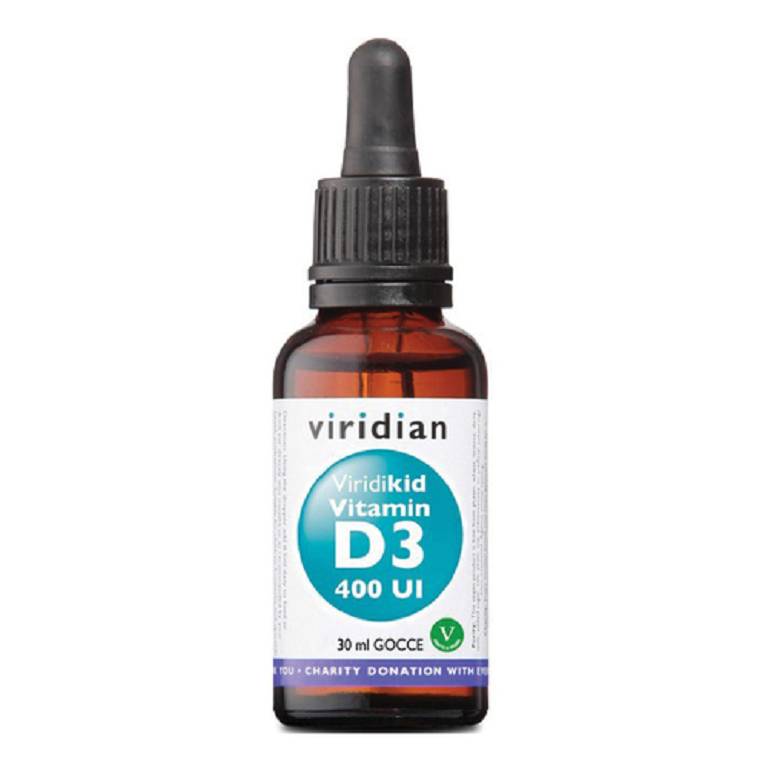 VIRIDIAN VITAMIN D3 400IU GTT